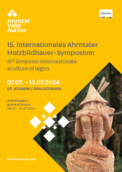Holzbildhauersymposium Prospekt Titelbild 2024