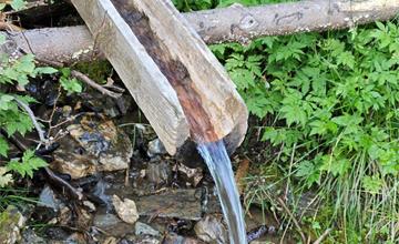 Drinking water fontain Weissenbach/Rio Bianco Tristenbach